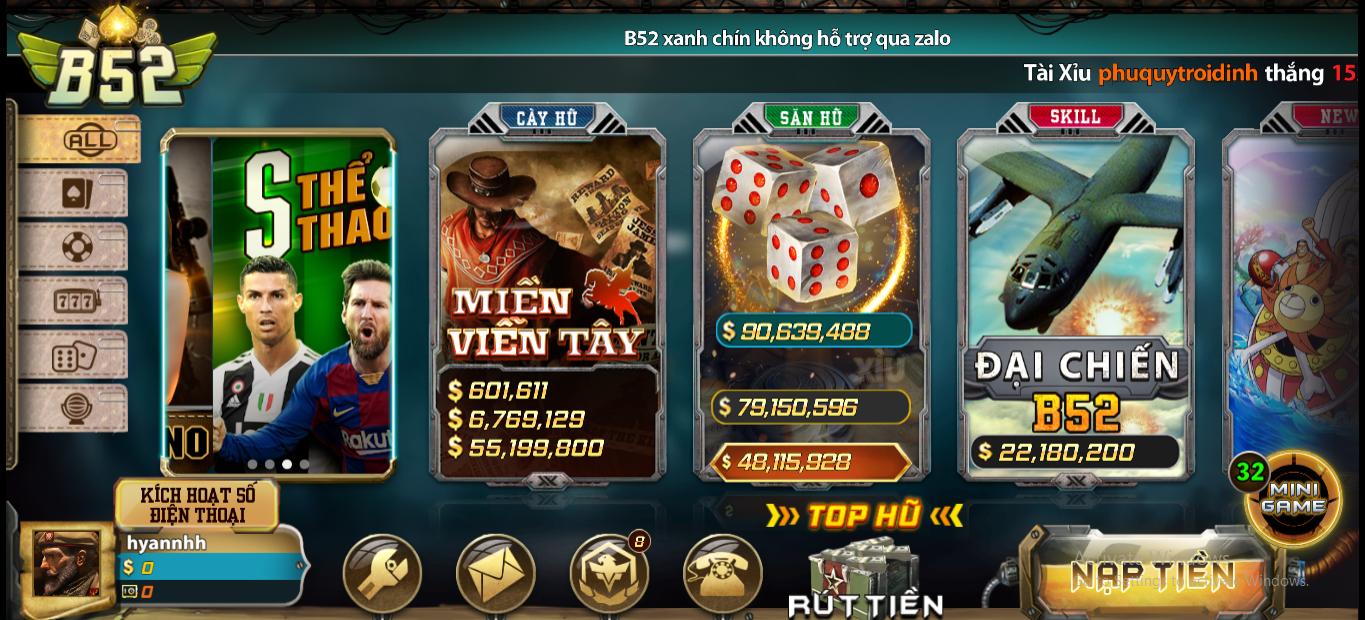 B52 – Truy cập Link vào game B52.Club bom tấn mới nhất 2025