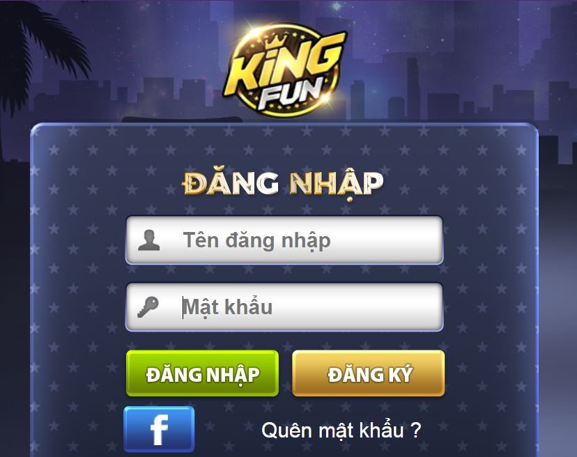 Cách lấy lại mật khẩu tại cổng game King.Fun