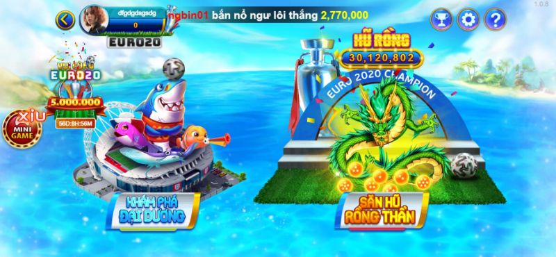 Trò chơi có giao diện hiện đại và thân thiện với tất cả người dùng