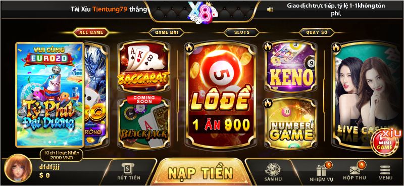 Thế giới lô đề tại X8 Club hiện ra trước mắt bạn nhanh chóng với các thao tác đơn giản