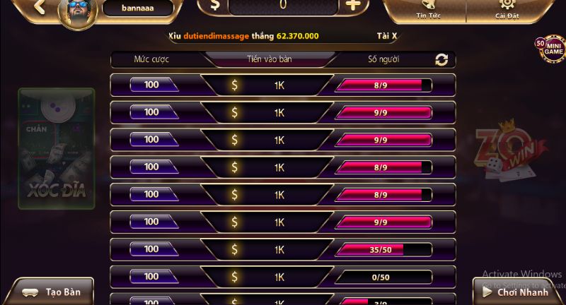 Áp dụng chiến thuật bỏ nhỏ trước, lớn sau để thăm dò thế trận