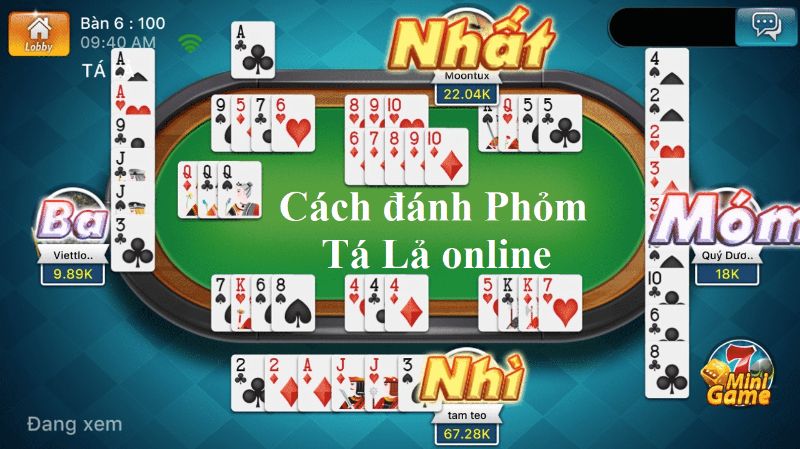 Những điều cần biết khi chơi đánh bài Phỏm 4 người 9 lá trực tuyến