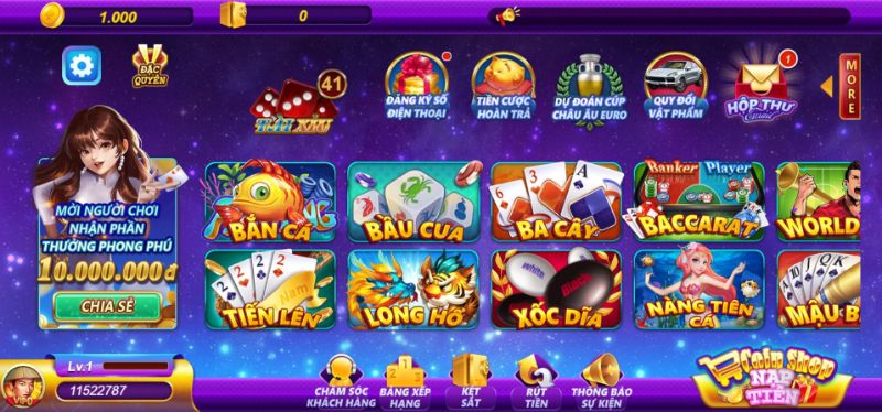Cổng game hấp dẫn được người người mến mộ
