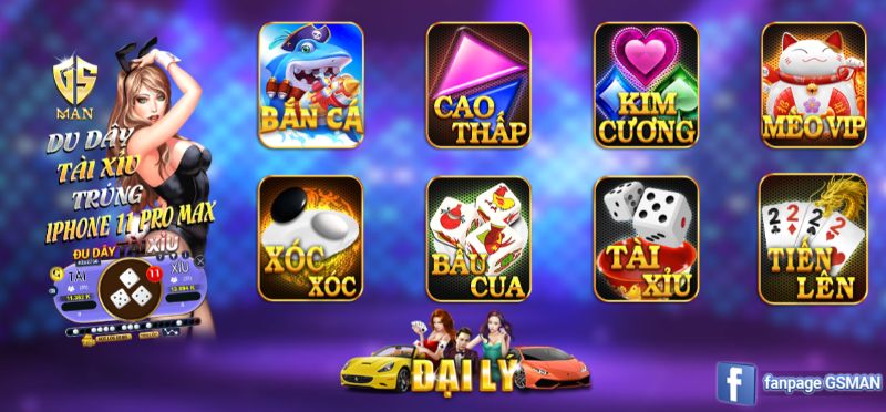 Cổng game Gsman sở hữu hệ thống gameplay hấp dẫn