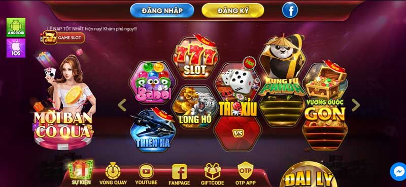 Đăng ký tài khoản và nạp tiền để có thể bắt đầu chơi game GonVip