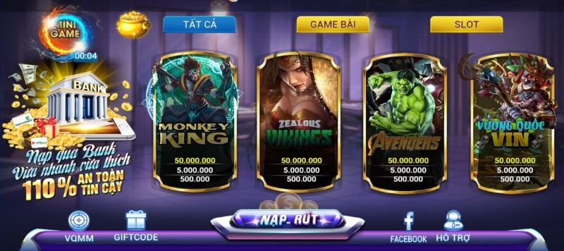 Kho trò chơi nhiều thể loại phục vụ tất cả người chơi