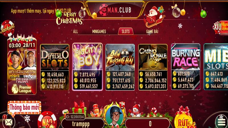 Kho game hấp dẫn tại Manclub