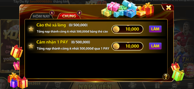 Làm nhiệm vụ hàng ngày để nhận ngay nhiều ưu đãi khủng