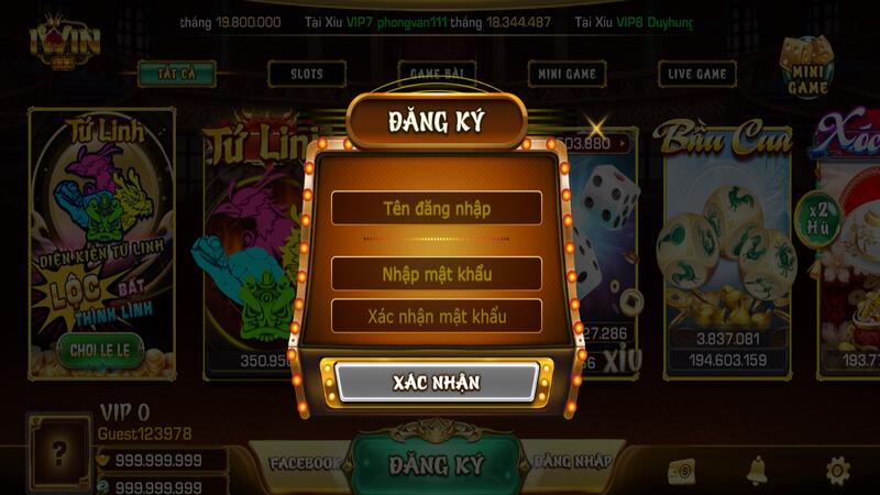 Đăng ký Iwin Club