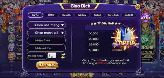 TIP86 CLUB – Nạp và rút tiền siêu tốc.