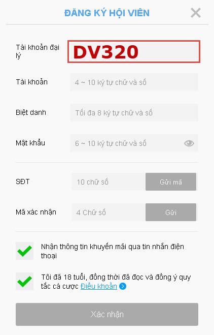 Hướng dẫn đăng ký tài khoản thành viên Ku11