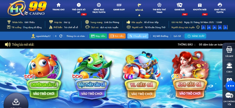 Đánh giá chi tiết nhà cái HR99