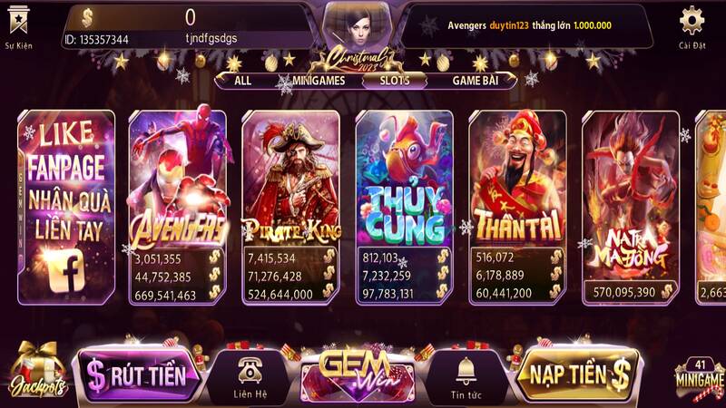 Game săn hũ Gemwin