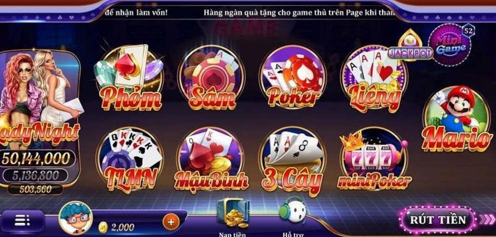 Max club có kho game vô cùng phong phú