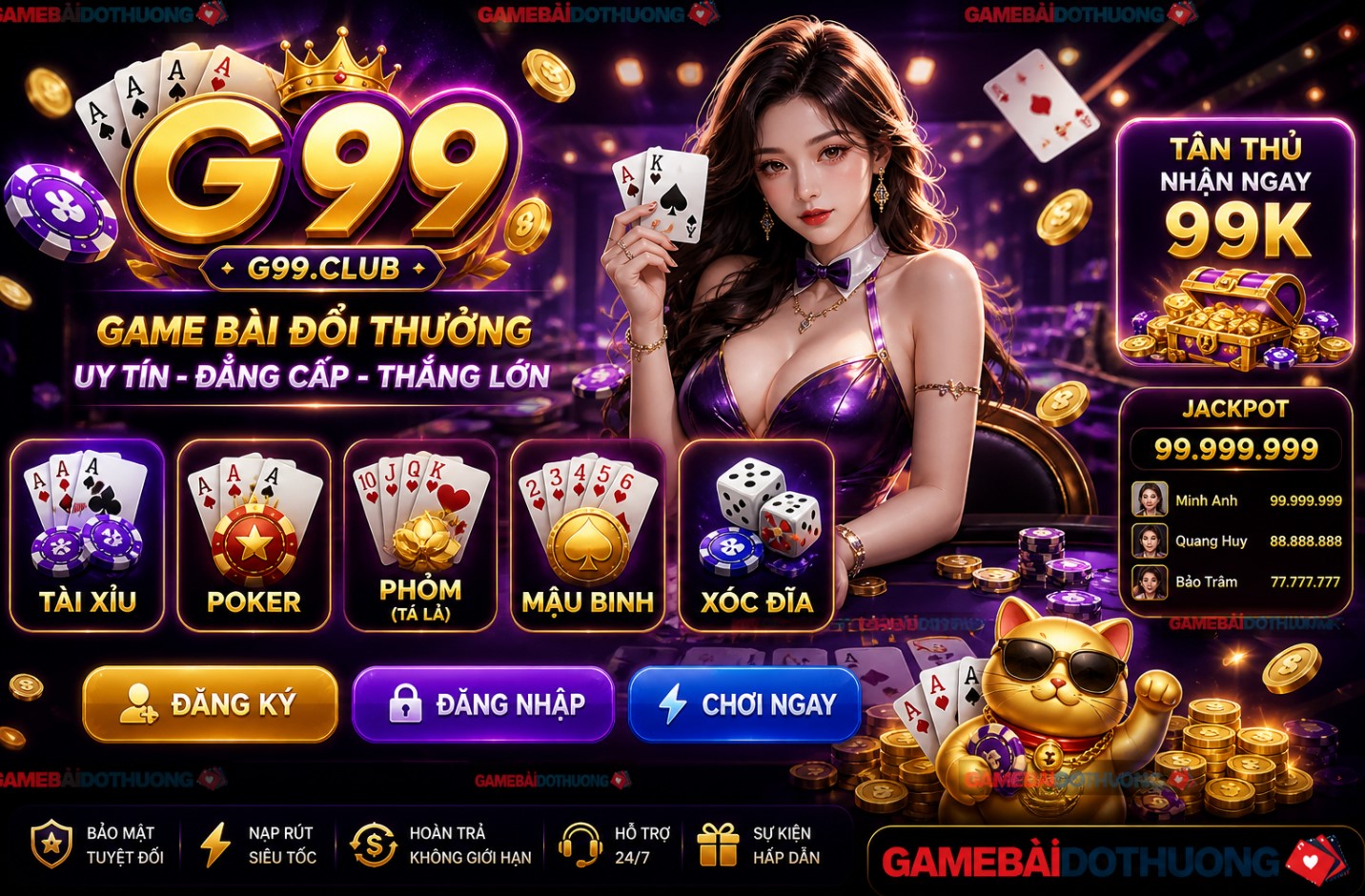 G99- Cổng game đổi thưởng hot nhất thị trường quốc tế 2026