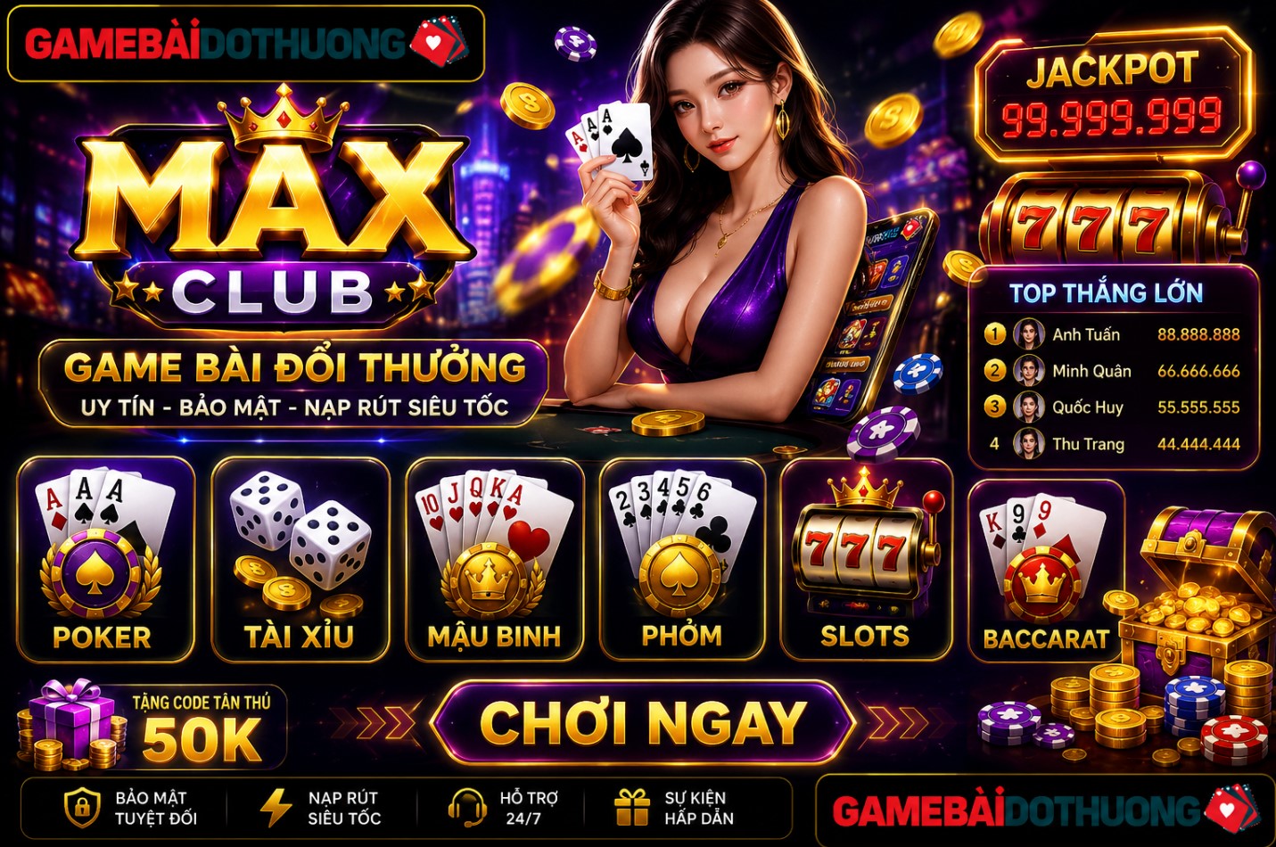 Max Club – Những Trải Nghiệm Thú Vị Khi Tham Gia Cổng Game Đổi Thưởng 2026
