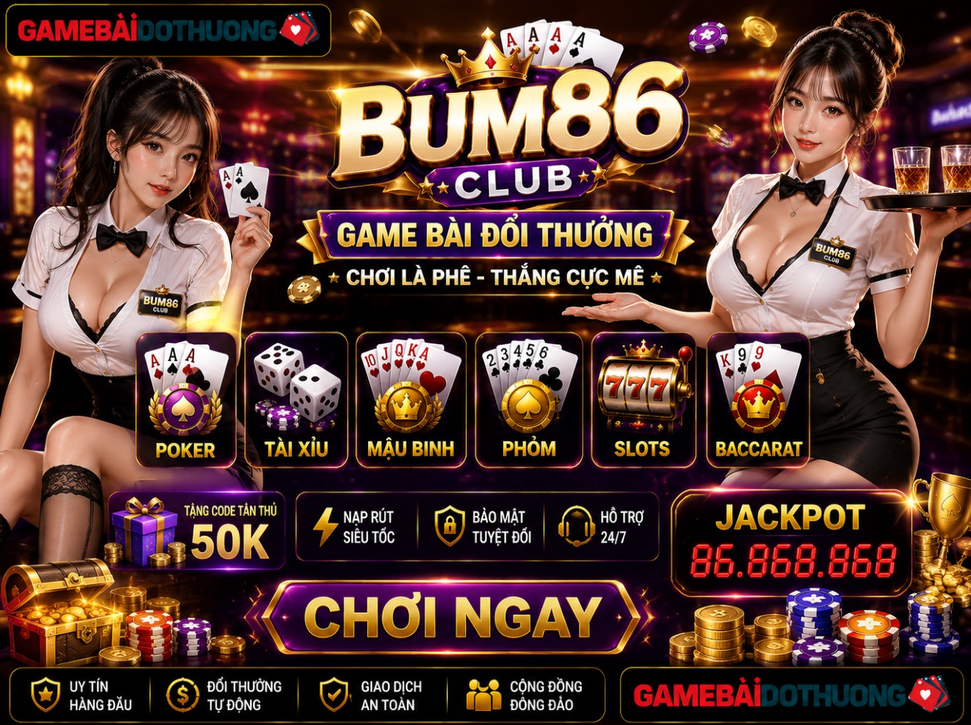 Bum86 Club – Cổng Game Bài Đổi Thưởng Đầy Sức Hút Năm 2026