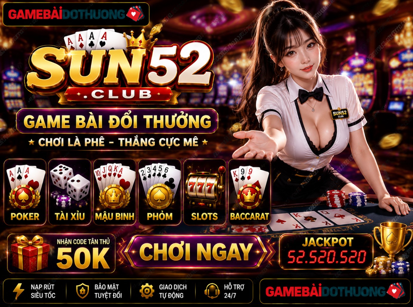 Sun52 – Cổng Game Đổi Thưởng Hiện Đại Được Nhiều Người Chơi Chú Ý