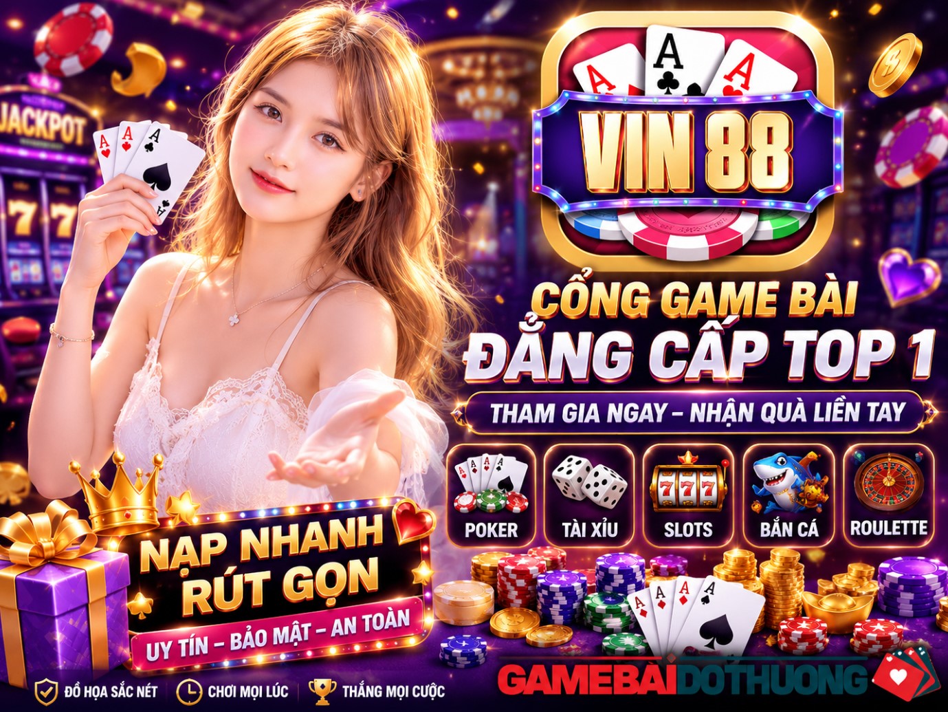 Vin88 – Game bài quốc tế đổi thưởng hot nhất năm 2026