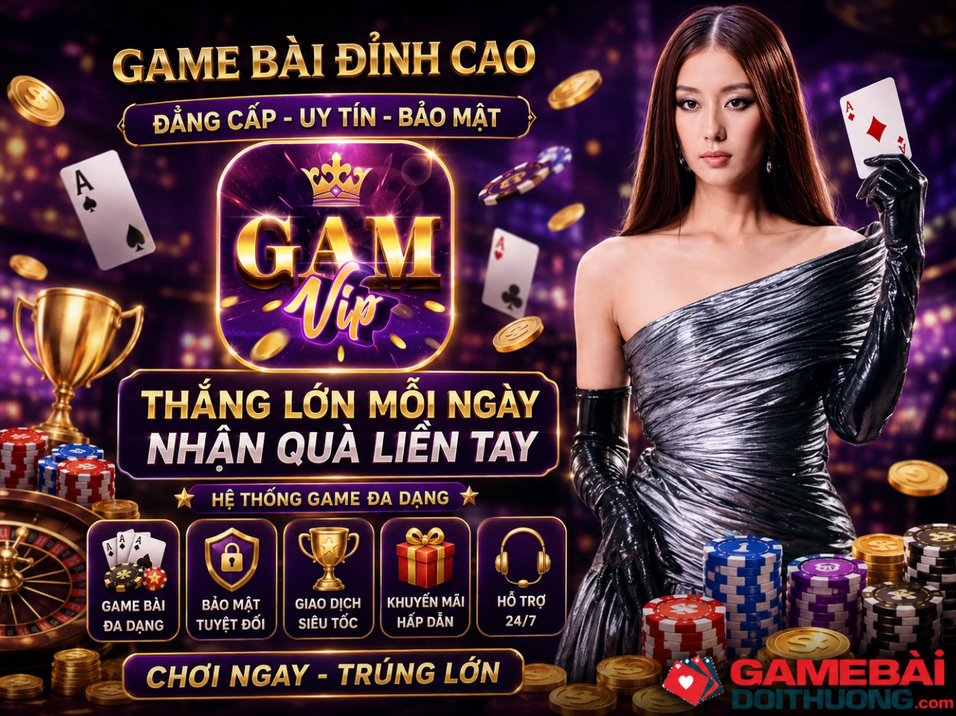 Gamvip – Đánh giá về cổng game quốc tế hàng đầu thị trường Châu Á