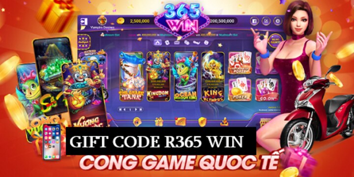 Kênh lấy mã Gift code R365 Win
