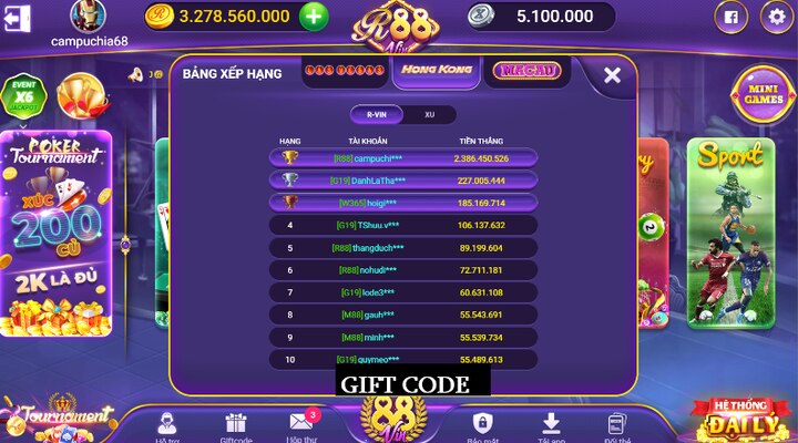 Lưu ý khi nhập mã Gift code R365 Win