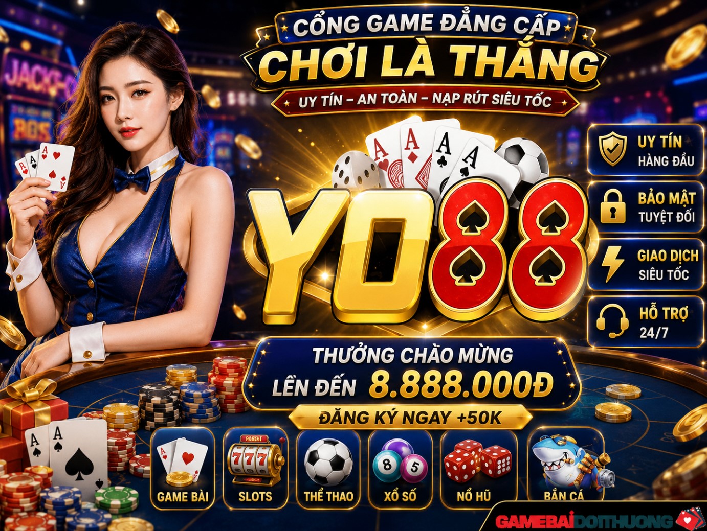 YO88 – Chơi game đổi thưởng uy tín Yo88 mới nhất năm 2026