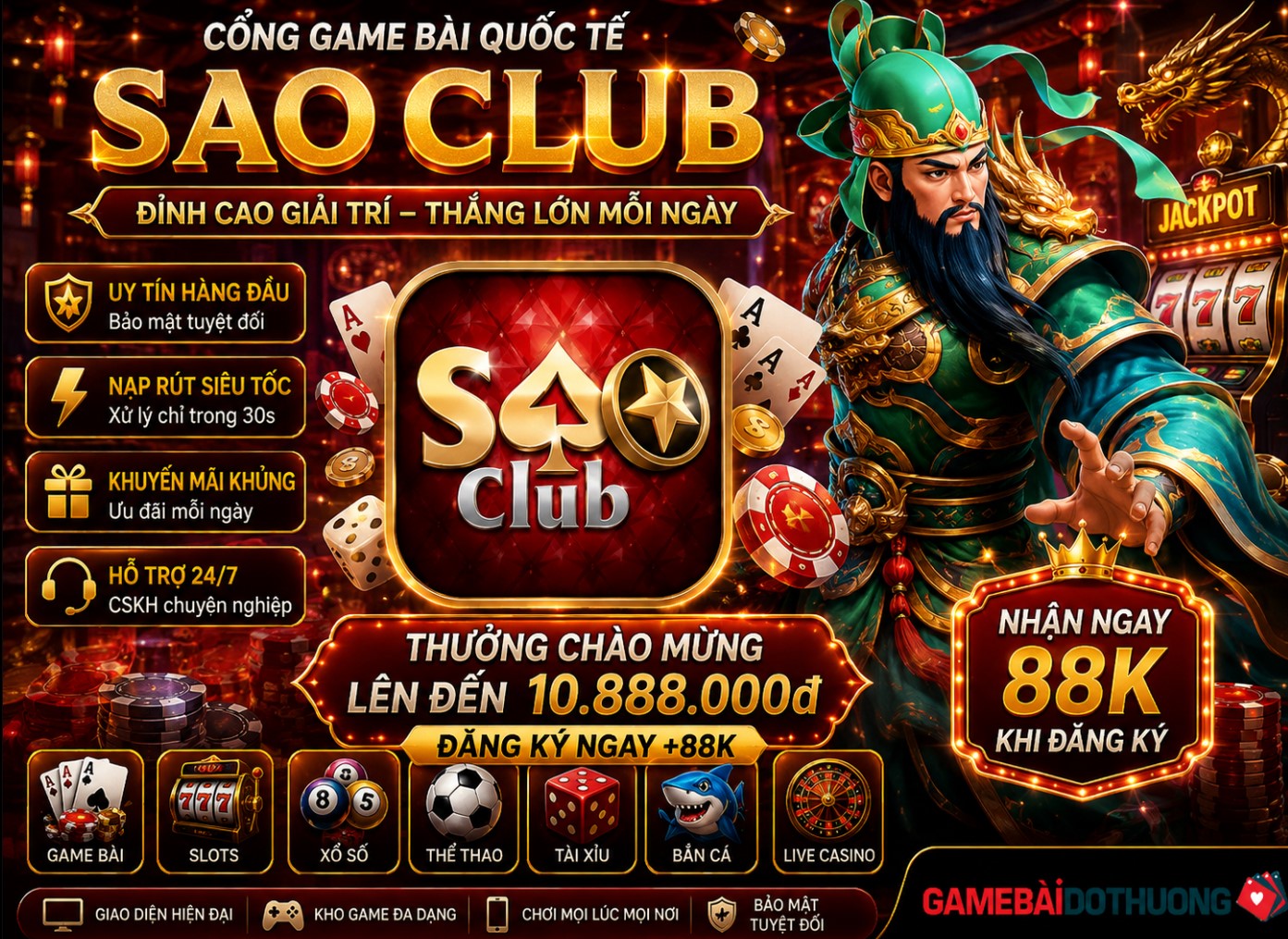 Sao Club – Game bài Sao.Club mới nhất – Cổng game tài lộc