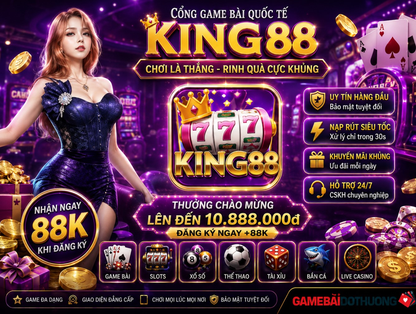 KING88 – Tìm hiểu chi tiết về cổng game đổi thưởng King88 mới nhất năm 2026