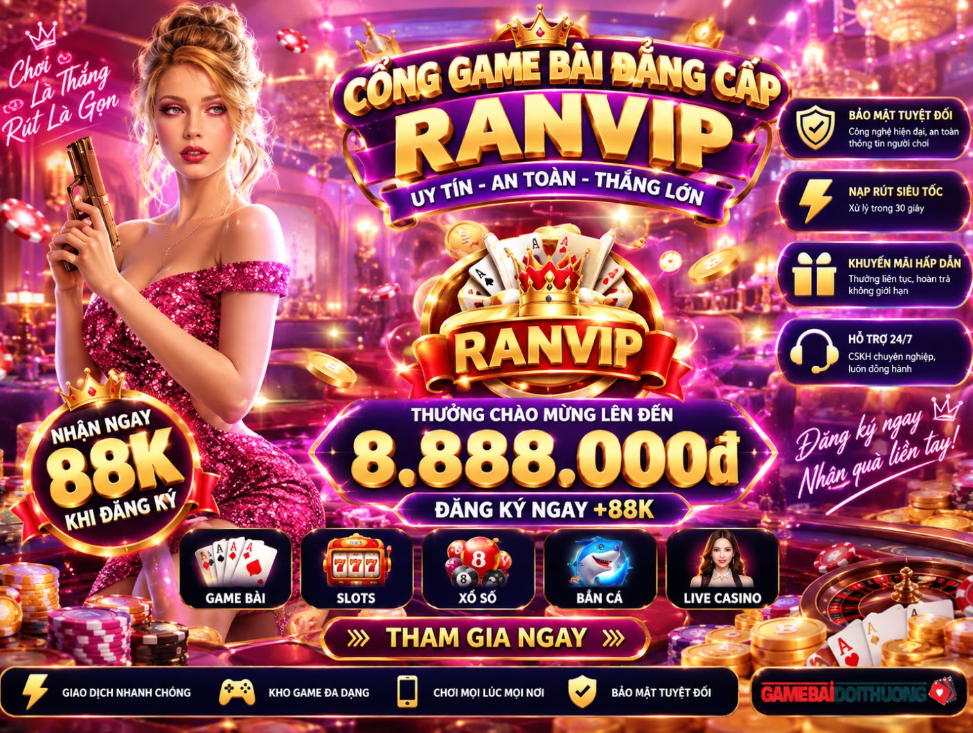 Ranvip – Tải Ranvip cho iOS, Android, APK – Chơi đánh bài đổi thưởng hay tại Ranvip