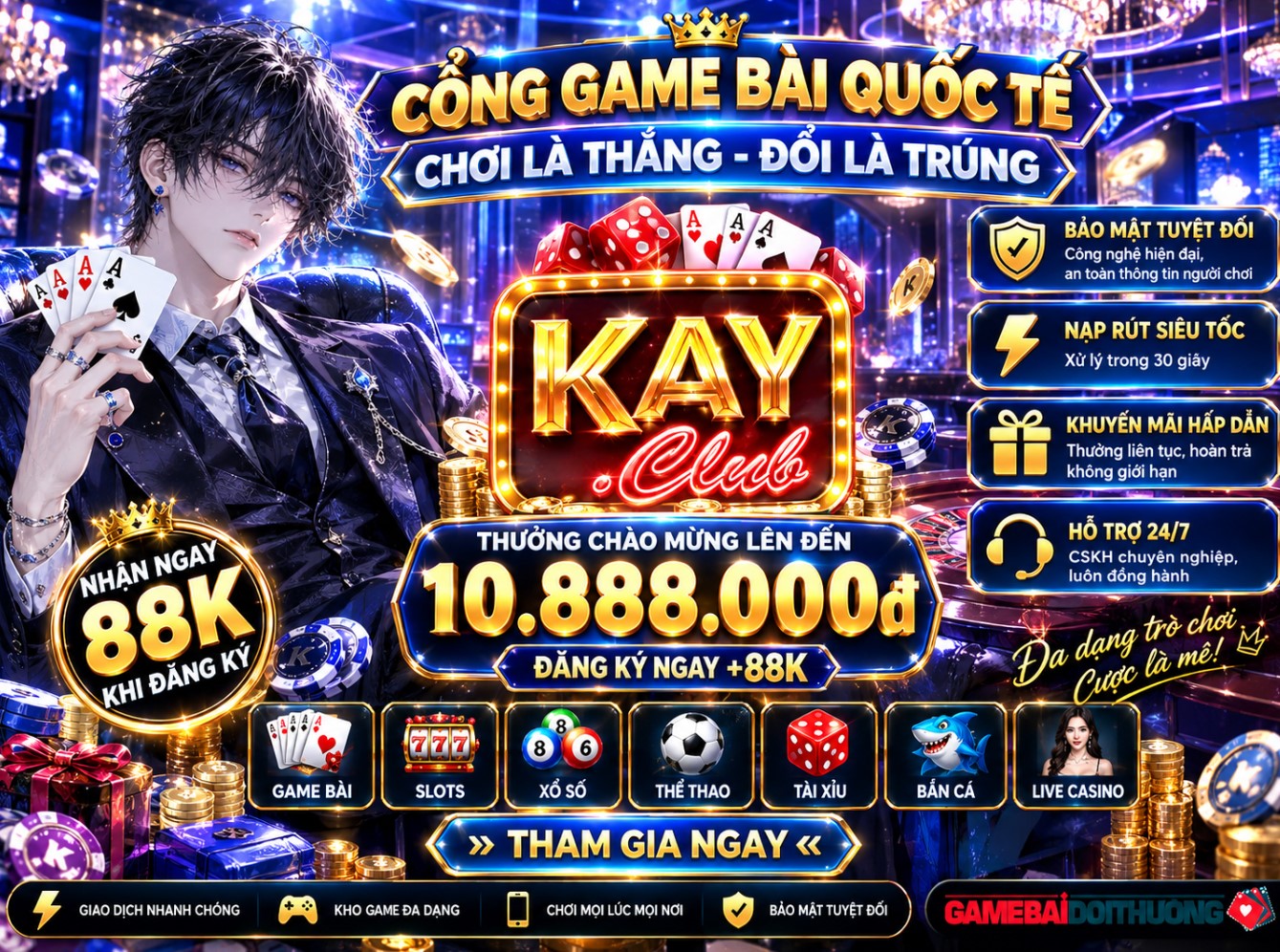 Kay Club - Đánh giá chất lượng về game bài Kay Club