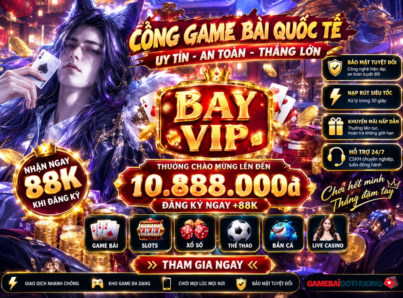 BayVip - Link đăng nhập vào cổng game dân gian Bayvip cập nhật mới nhất 2026