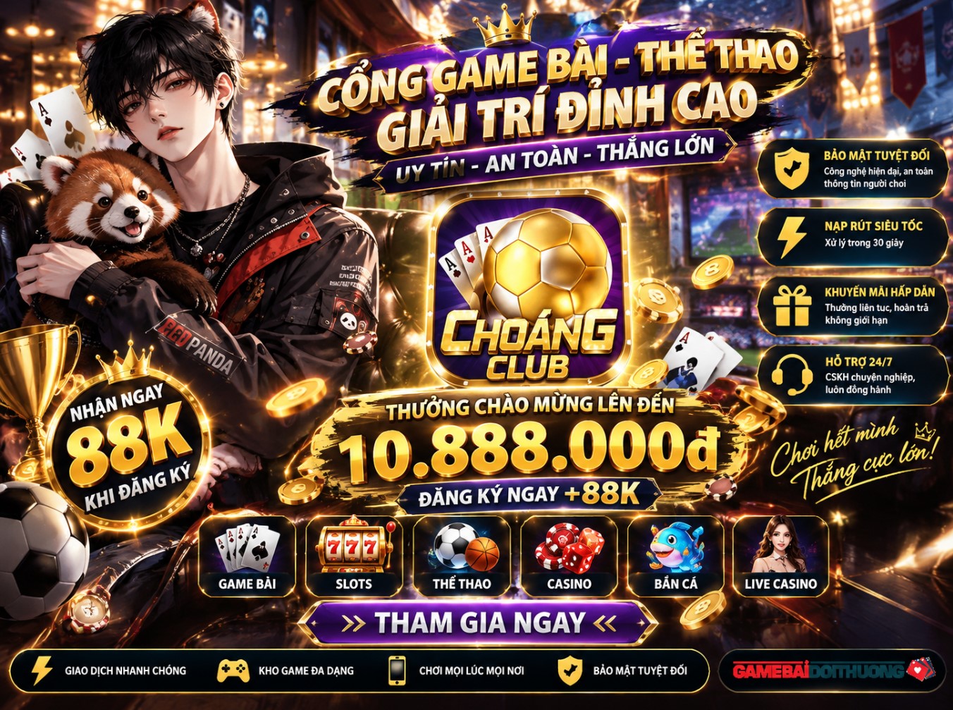 Choáng Club – Review game đổi thưởng làm giàu cực choáng 2026