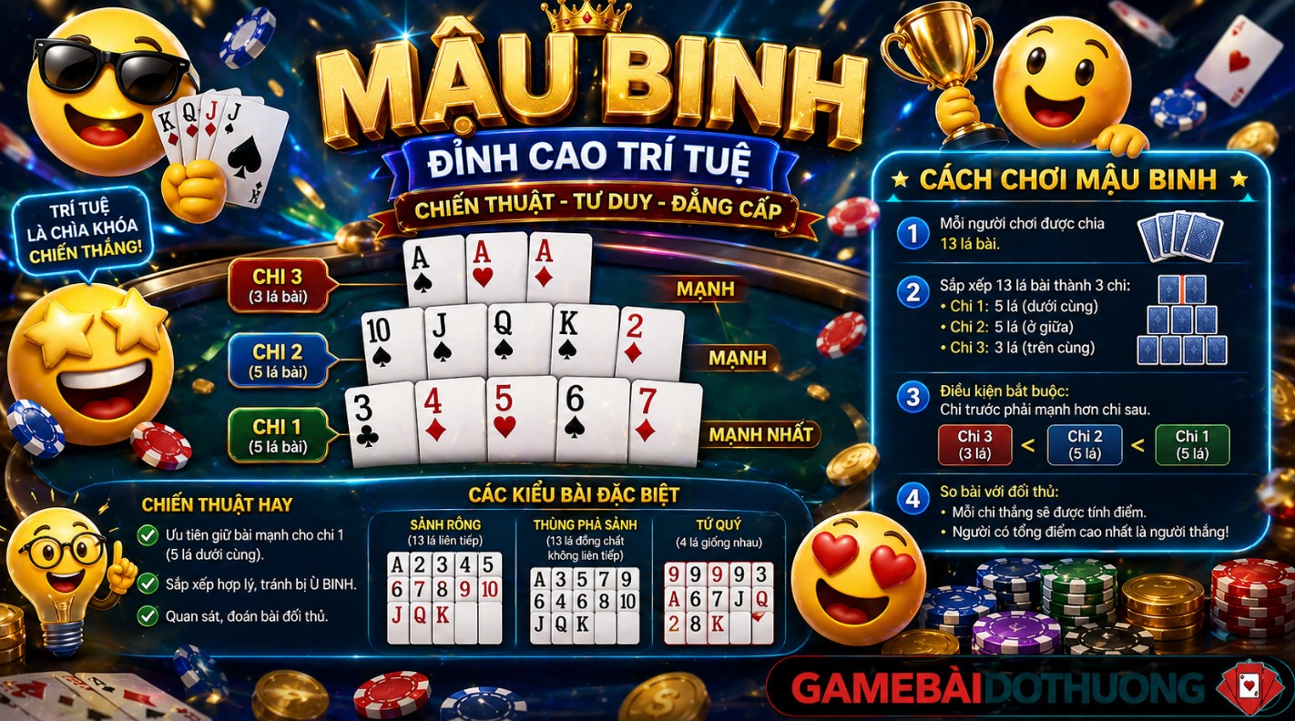 Cách Chơi Mậu Binh Đổi Thưởng Chuẩn Cao Thủ 2026