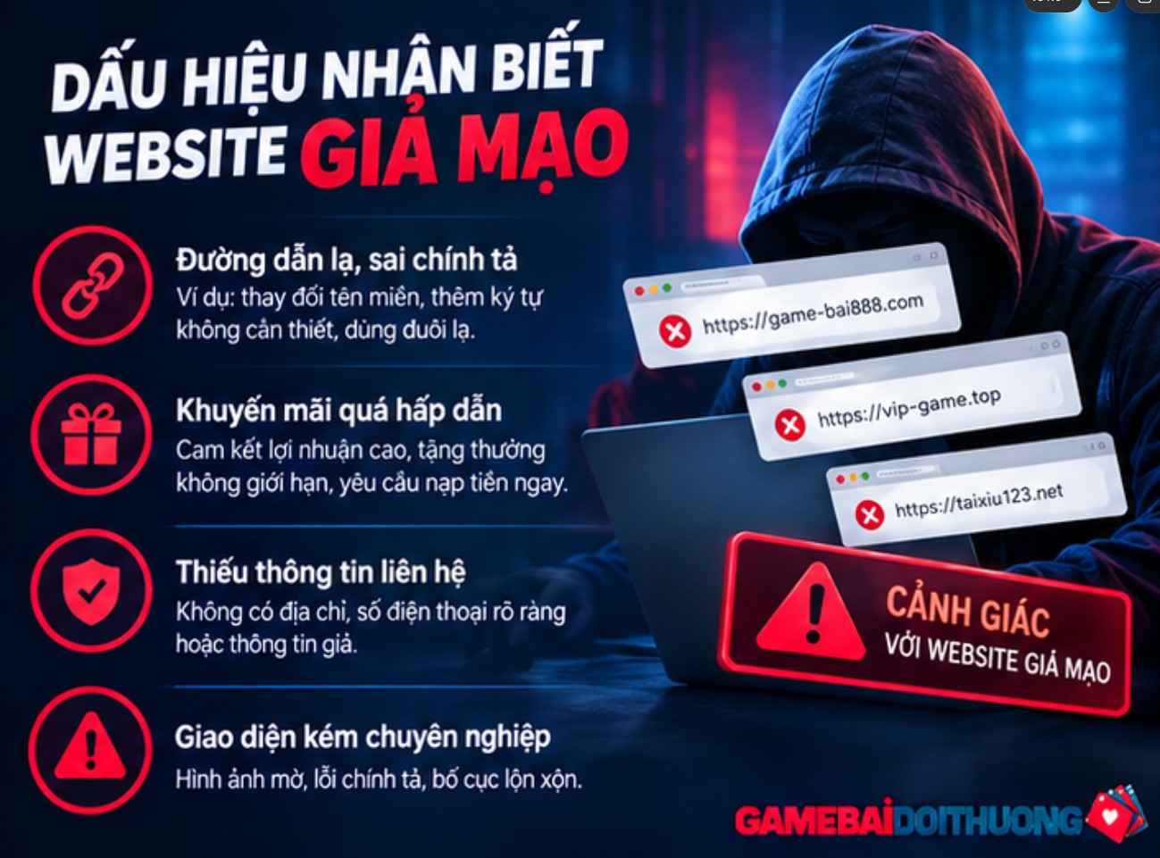 2. 10 dấu hiệu giúp nhận biết website game giả mạo